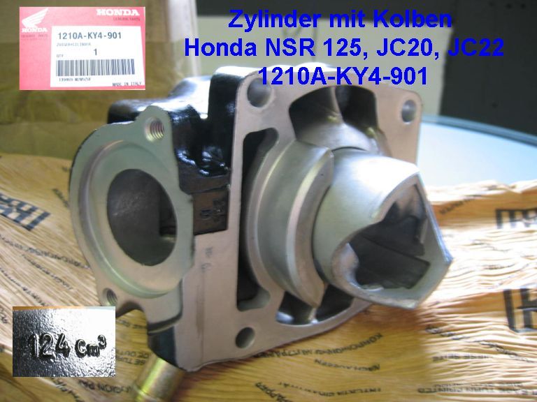 Cylinders With Pistons Honda NSR 125, NSR 125 JC20 JC22